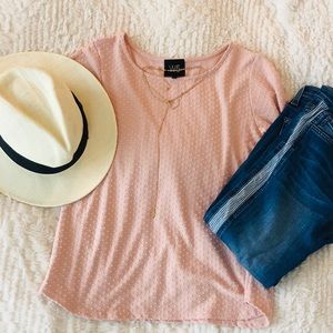 Pink boutique top